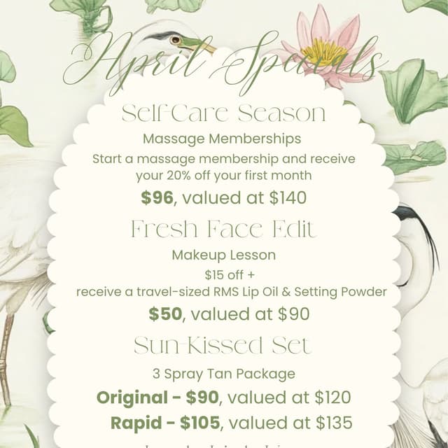 Sun Kissed Set Original at Artistry Beauty Bar in Auburn, AL